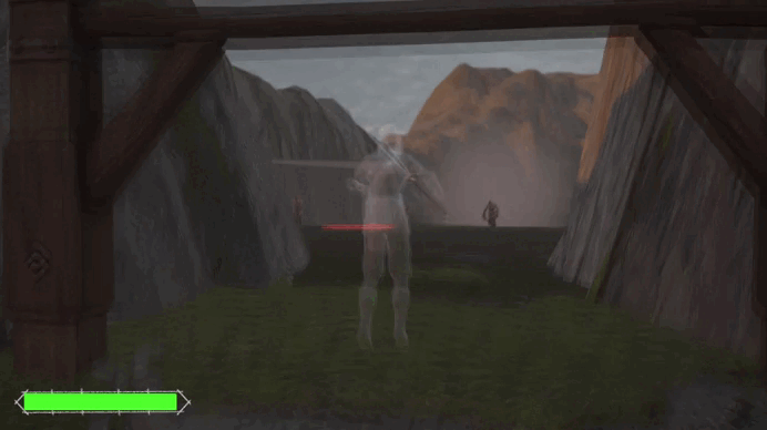 Éradiqueur — ondes de choc à esquiver, saut + dash