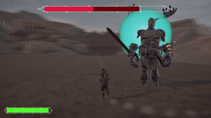 Boss — Combo 3 : téléport + punition